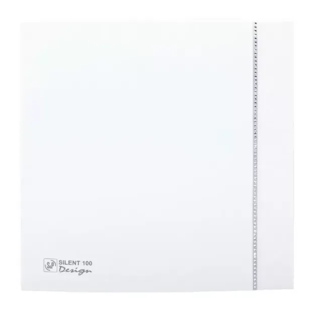Вентилятор для ванної Soler&Palau SILENT-100 CZ DESIGN SWAROVSKI (лицьова панель)